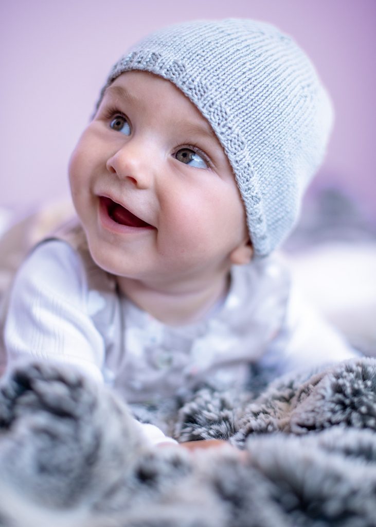 Free Knitting Pattern for a Beginner Baby Hat