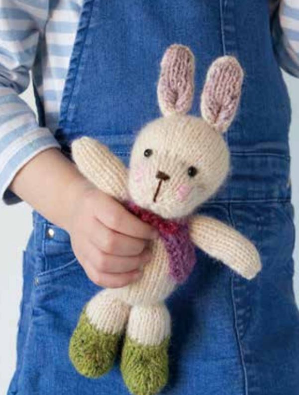 Free Knitting Pattern for a Cute Easter Bunny