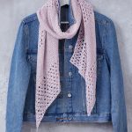 Free Knitting Pattern for a Light and Airy Summer Lace Scarf
