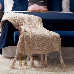 Free Knitting Pattern for a Tuck Stitch Blanket