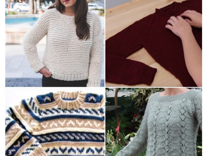 Sweater Knitting Patterns Youtube