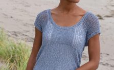 Free Knitting Pattern for a Pretty Ladies Top – Katherina
