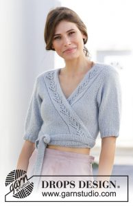 Free Knitting Pattern for a Wrap Around Jacket