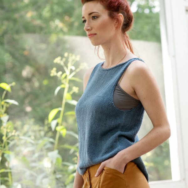 Free Pattern for a Simple Tank Top Knit