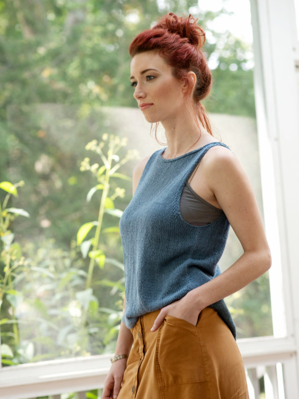 Free Pattern for a Simple Tank Top Knit