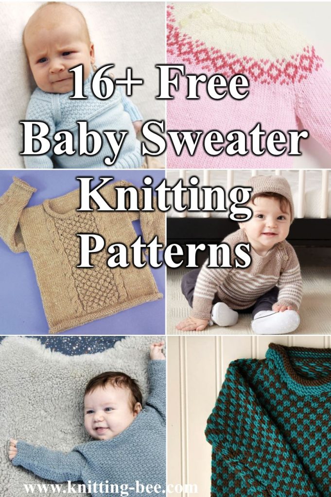 16 Free Baby Sweater Knitting Patterns To Download Now