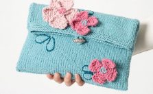 Free Knitting Pattern for It’s a Date Clutch