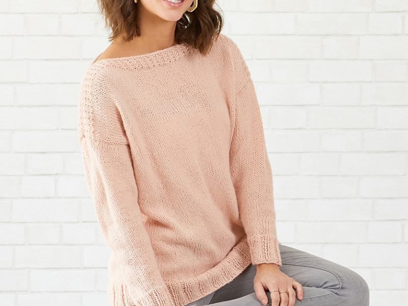 Free Knitting Pattern for My First Knit Sweater