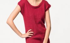 Free Knitting Pattern for a Beginner Dress for Women