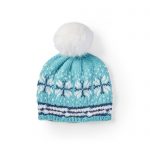 Free Knitting Pattern for a Fair Isle Hat On the Slopes Beanie