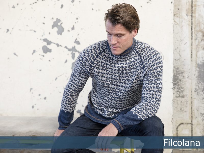 Free Knitting Pattern for a Nordic Men’s Sweater – Flint