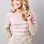 Free Knitting Pattern for a Simple Stripe Sweater