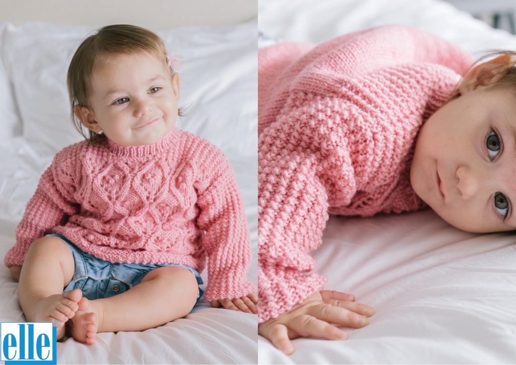 free baby sweater knitting pattern for girls.