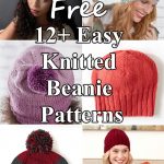 12+ Easy Knitted Beanie Pattern
