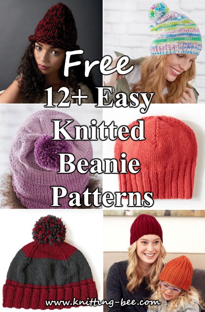 12+ Easy Knitted Beanie Pattern