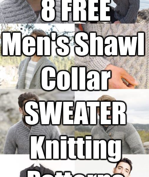 8+ Free Men’s Shawl Collar Sweater Knitting Patterns