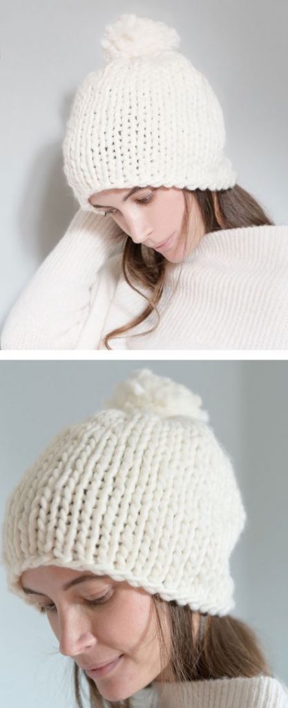 Easy Knitted Beanie Pattern