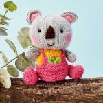 Free Knitting Pattern for a Koala Toy Amigurumi