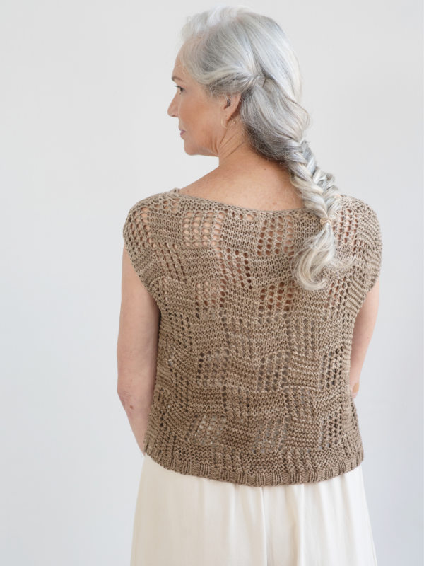 Free Knitting Pattern for a Lace Women's Tee Iras