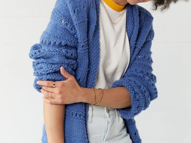 Free Knitting Pattern for a Lovely Cardigan