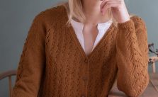 Free Knitting Pattern for a Women’s cardigan with raglan sleeves