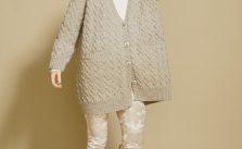 Free Knitting Pattern for an Oversized Cable Cardigan Dotsdale