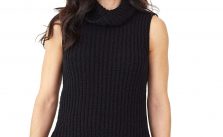 Free Knitting Pattern for a Cosmic Cowl Tunic Contrast