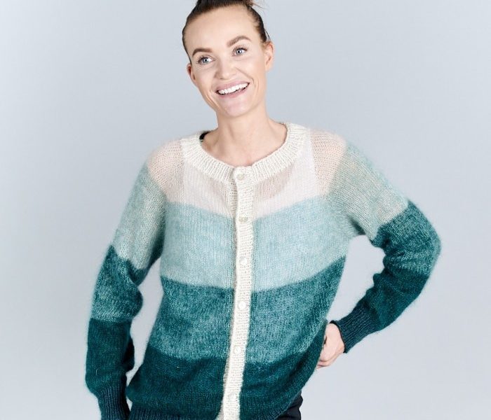Free Knitting Pattern for a Fade Cardigan