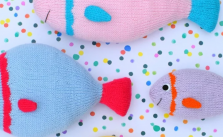 Free Knitting Pattern for a Fish Toy