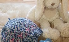 Free Knitting Pattern for a Modern Baby Cap