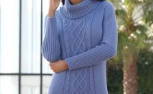 Free Knitting Pattern for a Modern Knit Dress
