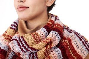 Free Knitting Pattern for a Multi Texture Shawl