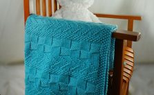 Free Knitting Pattern for a Textured Lap Throw