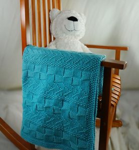 Free Knitting Pattern for a Textured Lap Throw