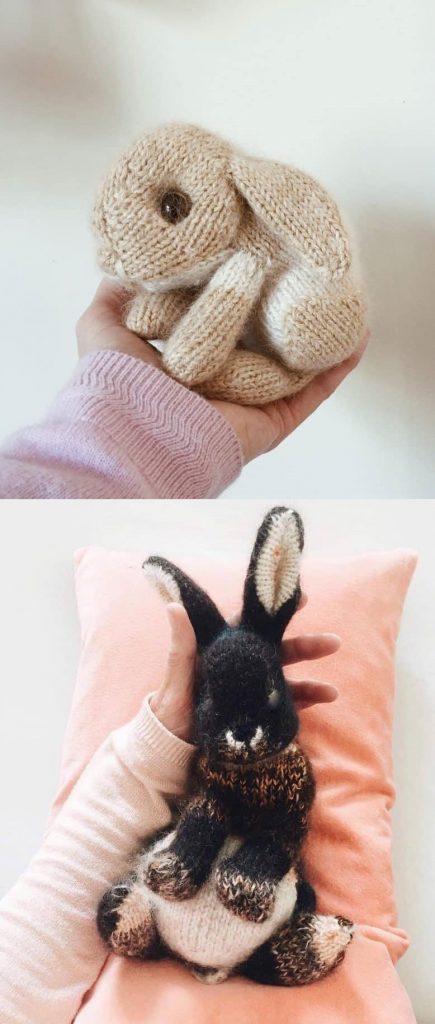 Free Knitting Pattern for an Easter Bunny