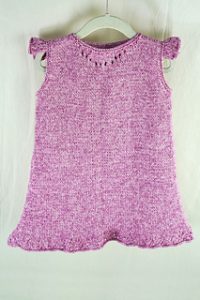 Free Knitting Pattern for a Girl’s Flutter Tunic