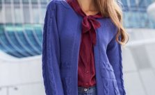 Free Knitting Pattern for Feeling – A Cabled Cardigan