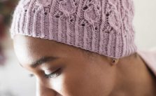 Free Knitting Pattern for Freshwater, a Ladies Lace Beanie