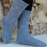 Free Knitting Pattern for Socks with Cables
