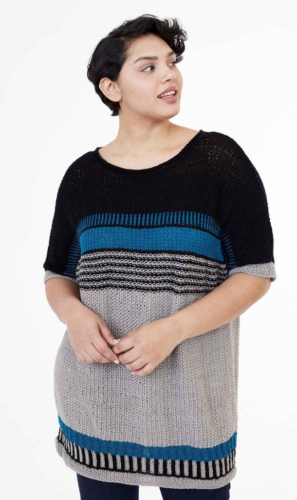 Free Knitting Pattern for a Boxy Tunic