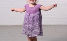 Free Knitting Pattern for a Girl’s Nora Dress
