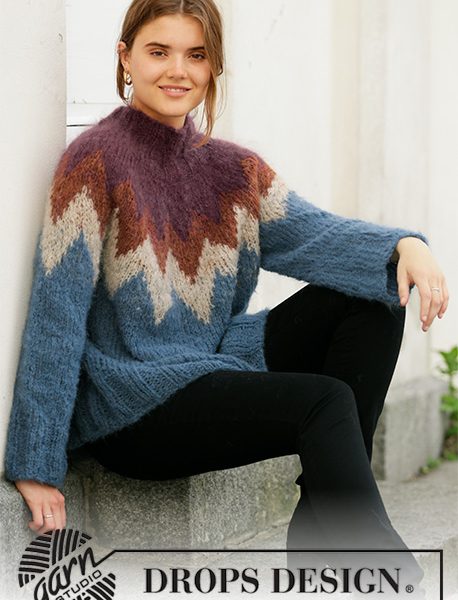 Free Knitting Pattern for a Morocco Love Nordic Style Sweater