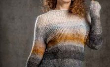 Free Knitting Pattern for an Easy Tapered Sweater