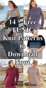 14 + Free Tunic Knitting Patterns to Download Now!