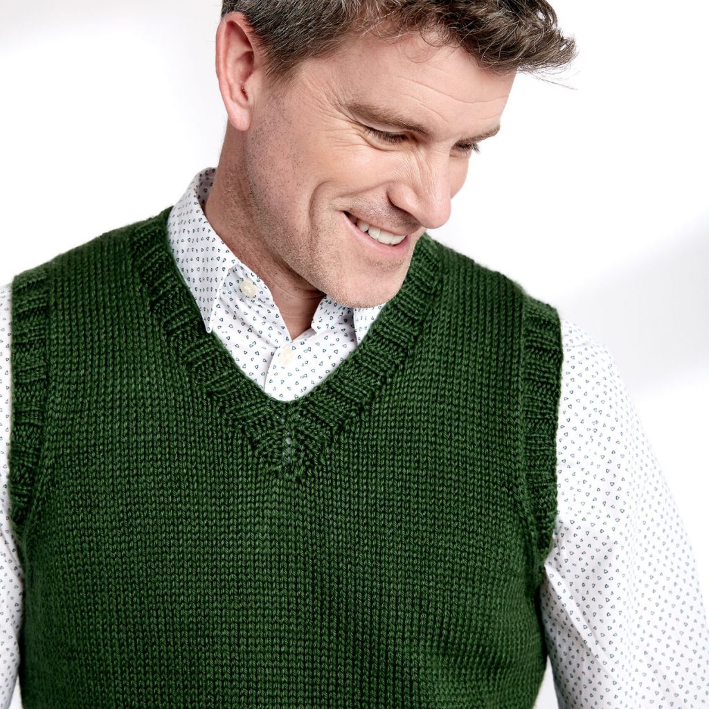 30 Free V Neck Vest Knitting Patterns To Download