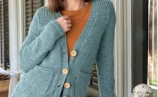 Free Knitting Pattern for a Women’s Cardigan Headland