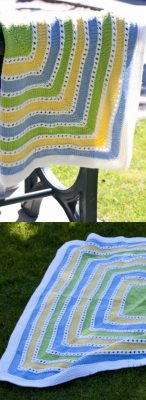 5 Free Printable Knitting Patterns for Baby Blankets - Knitting Bee