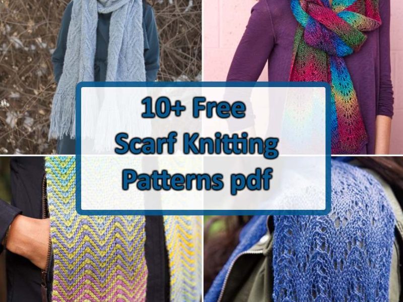 10+ Free Scarf Knitting Patterns pdf