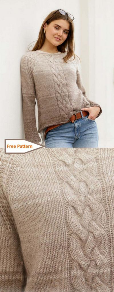 Cable Sweater Knitting Patterns free for women