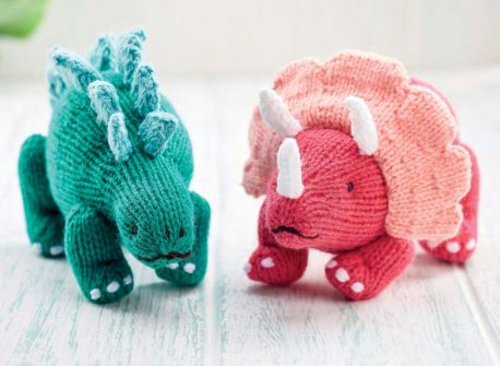free dinosaur knitting pattern